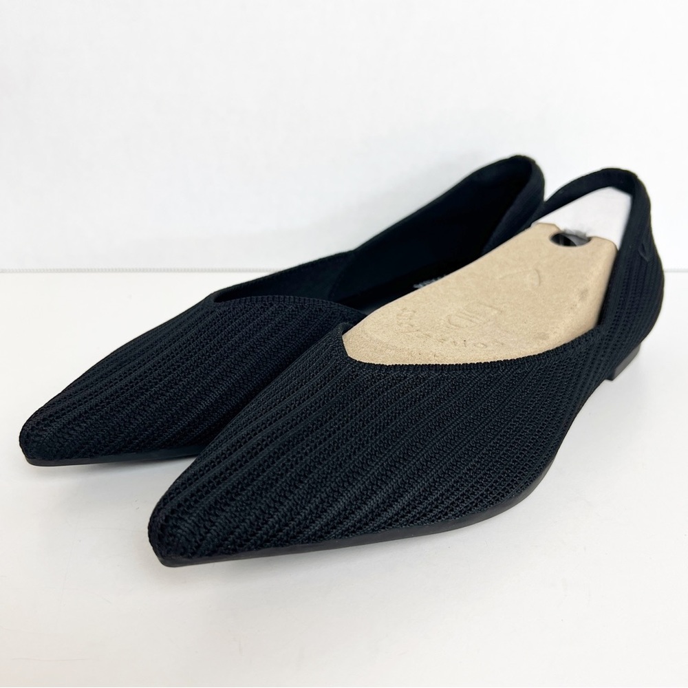 ✖️SOLD✖️•VIVAIA• Pointed-Toe Flats (Melia 2.0 Classic) in Black - Picture 3 of 15